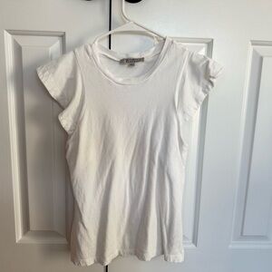 All saints 100% flutter sleeve top